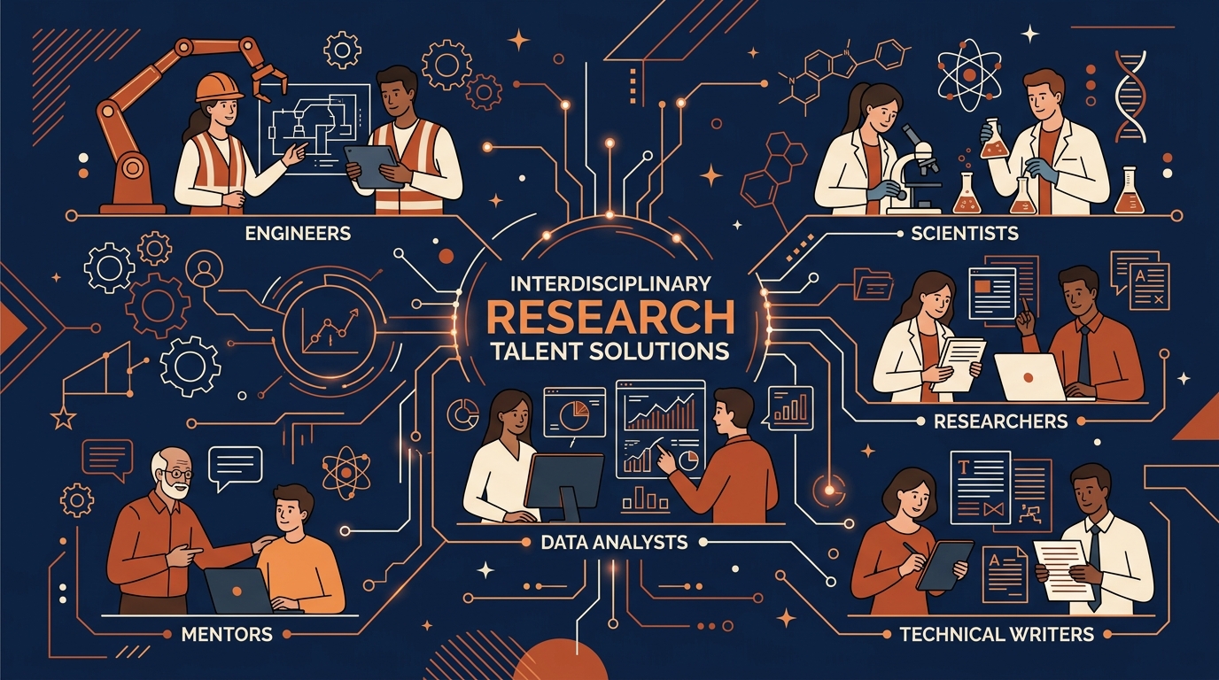 Healix Interdisciplinary Research Talent Network Illustration